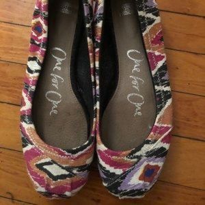 Toms flats 6.5 W print